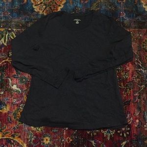 Black long sleeves pyjama shirt